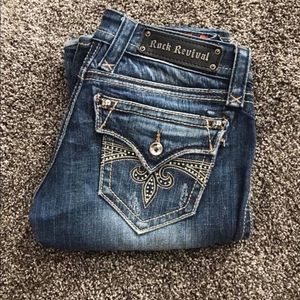 Rock Revival jeans new condition. Size 25Long